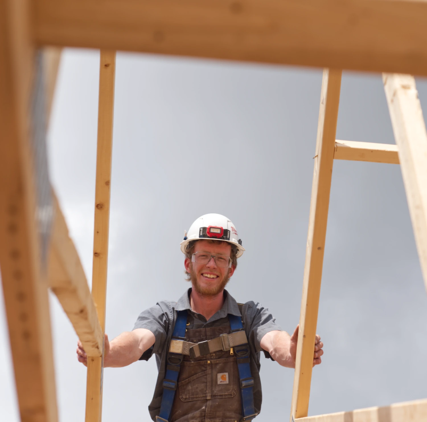 Brandon from Brandon's Beautiful Builds on site