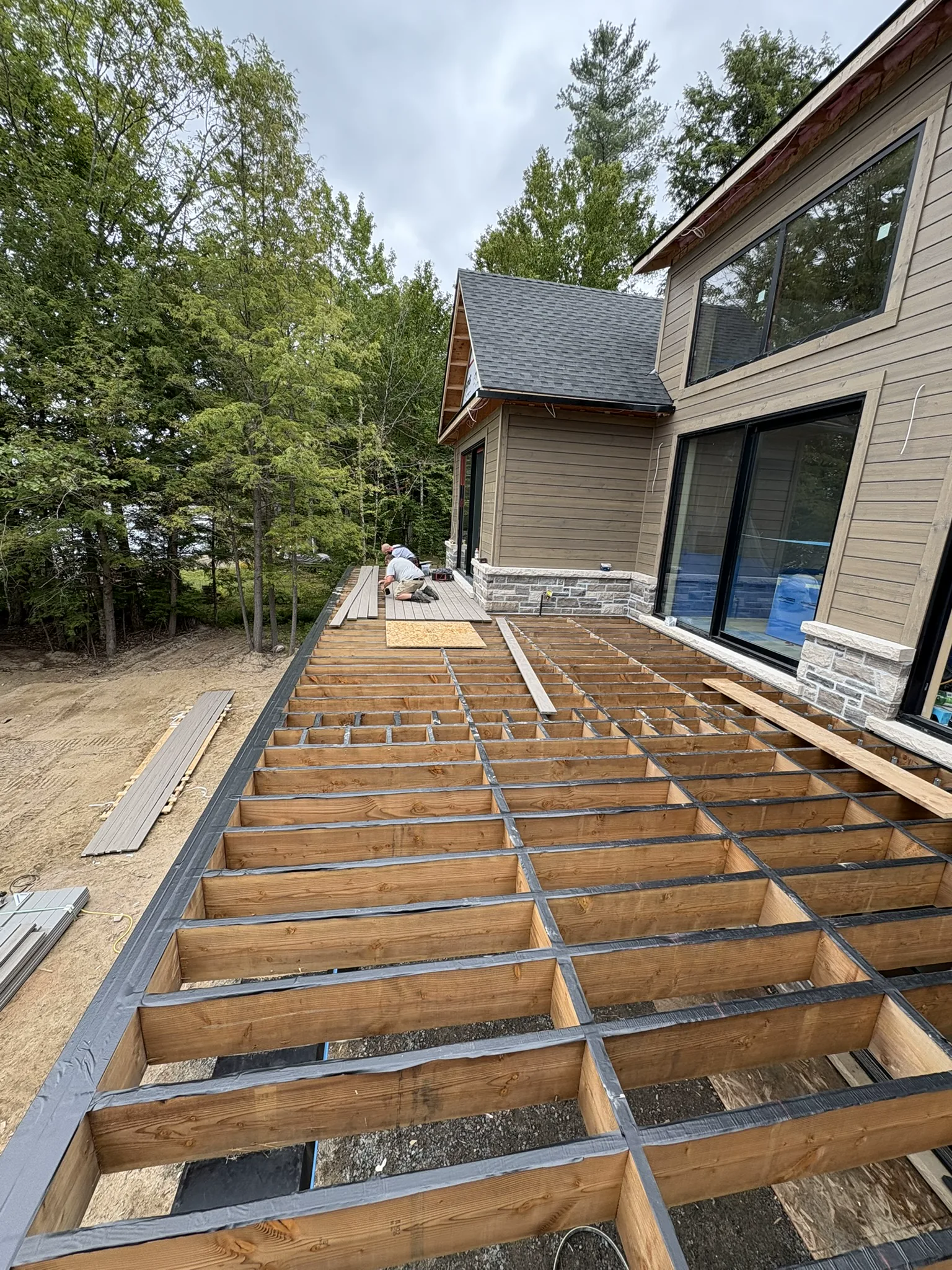 Renovation in progress by Brandon's Beautiful Builds
